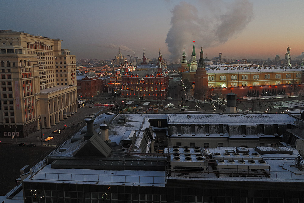 Новогодняя Москва фото