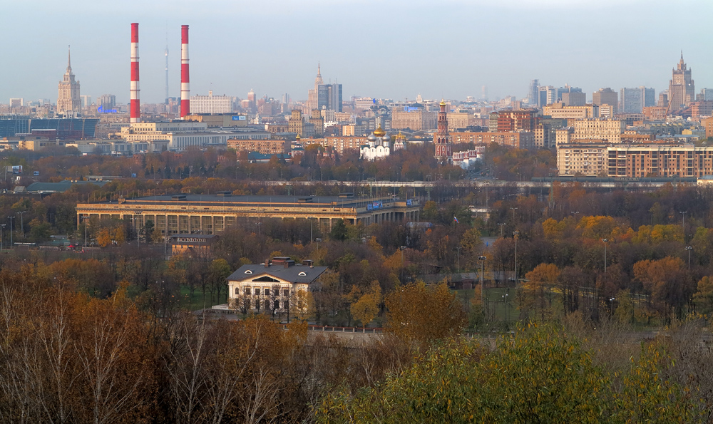 Панорама Москвы Новодевичий монастырь